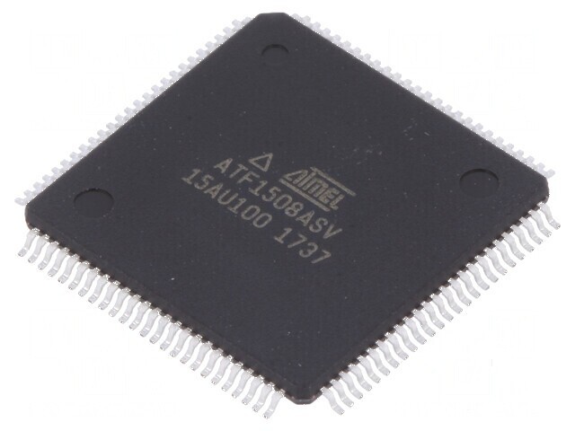 CPLD SMD TQFP100 128 Macrocelule 84 I/O 3&divide;3,6VDC