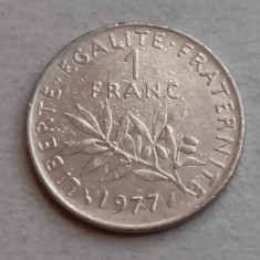 M3 C50 32 - Moneda foarte veche - Franta - 1 franc - 1977