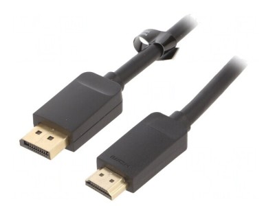 Cablu DisplayPort la HDMI 1.5m Negru foto