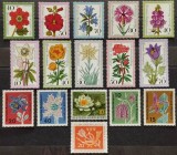 BC719, Germania, lot 3 serii+2 timbre flori