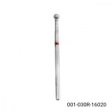 Bit diamant, sfera, br&acirc;u rosu, 001-030R