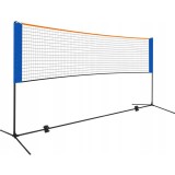 Fileu pentru badminton, tenis sau volei, cu inaltime reglabila, 305x103cm Household NewTrend