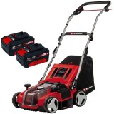 Einhell GE-SA 36/35 Li PXC + Twinpack - Scarificator 350 mm + Set 2 acumulatori Li-Ion 18 V 4 Ah