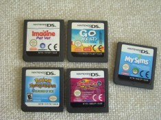 Lot 5 Jocuri NINTENDO DS foto