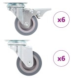 Cumpara ieftin Roti pivotante, 12 buc., 50 mm