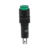 Indicator semnalizare industrial LED verde 24V &Oslash; 8mm Breckner Germany