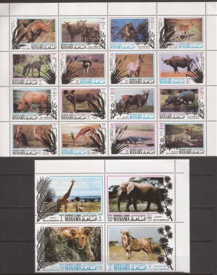 MANAMA FAUNA AFRICANA ( serie dantelata ) MNH foto