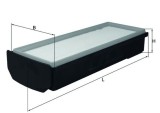 MAHLE LX 2796/1 Filtru aer