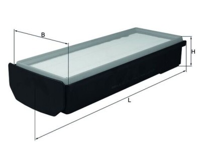MAHLE LX 2796/1 Filtru aer foto