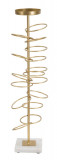 Suport pentru lumanare Rings, Mauro Ferretti, 14x13x50.5 cm, fier, auriu