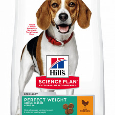 Hill's Science Plan Canine Adult Perfect Weight Medium Chicken, 12 kg