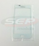 Geam Sticla Samsung Galaxy S2 I9100 Alb + Adeziv Montaj Display