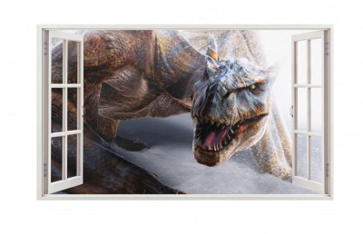 Sticker decorativ cu Dinozauri, 85 cm, 4341ST foto