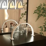 Lampa LED semiluna, 55x30 cm, alb, reglabila, CMCLASS