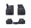 Covorase Auto Tip Tavita Cauciuc Opel Insignia I 2008-2017 ALM Negre, Fata + Spate, Fixare Podea