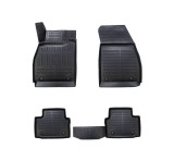 Covorase Auto Tip Tavita Cauciuc Opel Insignia I 2008-2017 ALM Negre, Fata + Spate, Fixare Podea