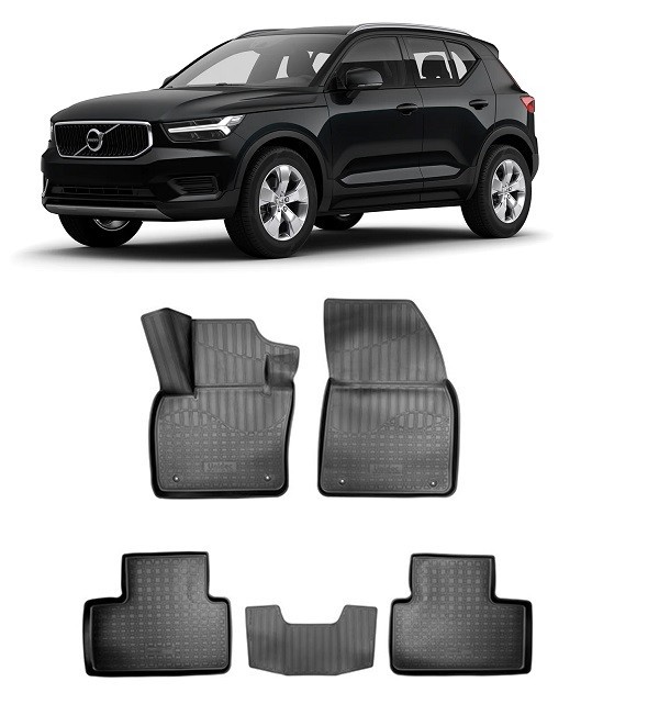 Set covorase cauciuc tip tavita Volvo XC40 (2017-2020)