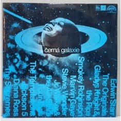 CERNA GALAXIE ( GALAXIA CANTARETILOR DE CULOARE ), LICENTA TAMA MOTOWN , LOS ANGELES , PRODUS DE CASA DE DISCURI SUPRAPHON , CEHOSLOVACIA , DUBLU LP