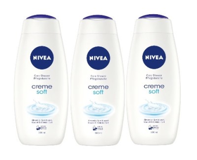 Set 3 gel de dus cremos, NIVEA creme soft 3x500 ml foto