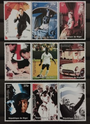 BC862, Niger 1998, serie personalitati foto