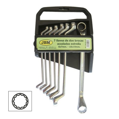 SET DE 7 CHEI INELARE CU COT JBM 366 foto