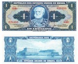 Bancnota Brazilia 1 Cruzeiro 1954-58, P-150c, UNC