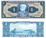 Brazilia 1 Cruzeiro 1954-58 P-150c UNC