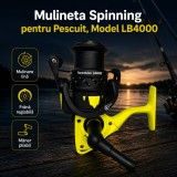 Mulineta Spinning pentru Pescuit, Model LB4000