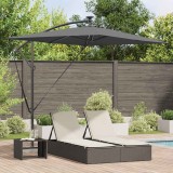 vidaXL Parasol banana cu brațe Antracit 294 x 200 x 254 cm 42003393