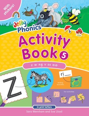 Jolly Phonics Activity Book 5 (in Print Letters) foto