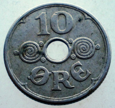 7.940 DANEMARCA 10 ORE 1939 foto