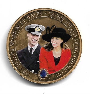 Cook Islands - 2011 WILLIAM &amp;amp; CATHERINE 5 - Moneda Comemorativa foto