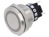 Lampa LED Verde &Oslash;22mm 12V