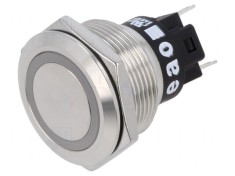 Lampa LED Verde &Oslash;22mm 12V