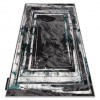 Covor DE LUXE modern 619 Cadru - structural gri / verde, 180x270 cm, Dreptunghi, Poliester