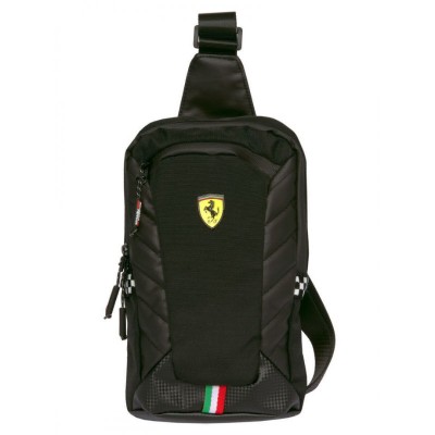 Rucsac crossbody Ferrari negru foto