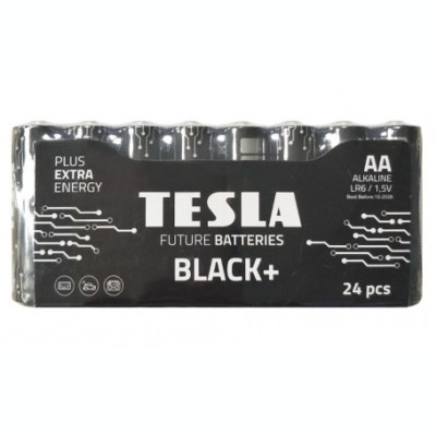 Set 24 baterii alcaline LR06 TESLA BLACK 1.5V foto