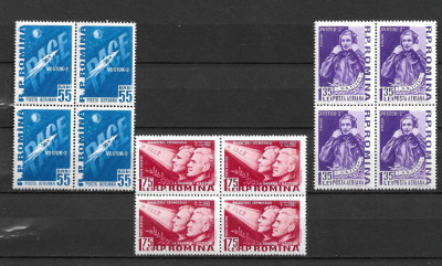 ROMANIA 1961 - AL II-LEA OM IN COSMOS - VOSTOK, BLOCURI - MNH - LP 523 foto