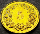 Cumpara ieftin Moneda 5 RAPPEN - ELVETIA, anul 1981 *cod 1191 = A.UNC, Europa