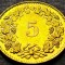 Moneda 5 RAPPEN - ELVETIA, anul 1981 *cod 1191 = A.UNC