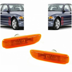 Set Semnalizari Aripa Dreapta + Stanga Am Bmw Seria 3 E46 1998-2001 foto