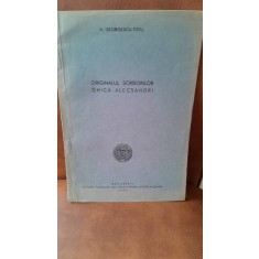 Originalul scrisorilor Ghica - Alecsandri - N. Georgescu-Tistu