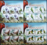 REP.BURUNDI - PAPAGALI-4 M/SH.-MNH** - RBU 117
