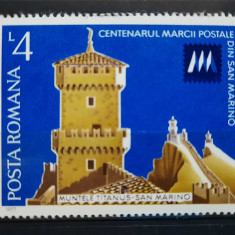 Timbre 1977 Centenarul marcii postale din San Marino MNH