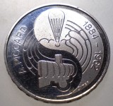 F.520 ELVETIA AUGUSTE PICCARD 5 FRANCS FRANCI 1984