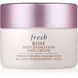 fresh Rose Deep Hydration Face Cream crema de fata hidratanta cu acid hialuronic 15 ml