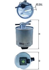MAHLE KL 440/36 filtru combustibil