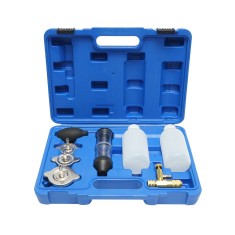 Trusa tester CO2 lichid de racire Breckner Germany, detectie gaze esapament, diagnostic garnitura chiulasa, kit cu adaptoare radiator universale,