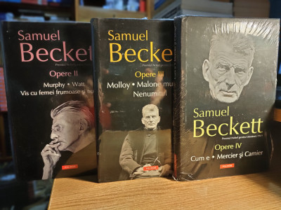 Samuel Beckett - Opere II, III, IV - 3 volume (Editura Polirom, 2011-2012) foto