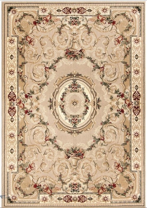 Covor Model Lotos, 15002-110, Marime, 50 x 80, cm, Bej, Crem, Inaltime Fir, 8, mm, Antialergic, Polipropilena, Living, Dormitor, Sufragerie, Birou